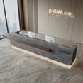 thumbnail image 4 of Podium Office Reception Desk Bar Counter Church Shop Study Reception Desks Modern Hospital Mostrador Recepcion Salon Furniture My Lux Decor Round, 4 of 16