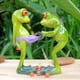 thumbnail image 3 of Divertida Decoración de ranas de resina shamjiam Estatuillas Estatua decorativa 3D de rana animal, 3 of 8