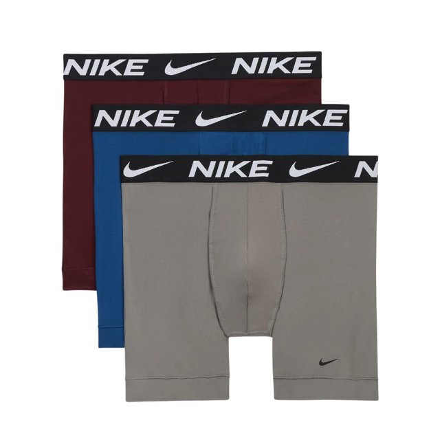 Calzoncillos tipo bóxer Nike Dri-Fit Essential Micro para hombre, paquete de 3 unidades, XL