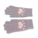 thumbnail image 4 of Guantes de invierno, lindos guantes de pantalla táctil con patrón de pata de gato, guantes gruesos de punto, confiables y duraderos, 4 of 8