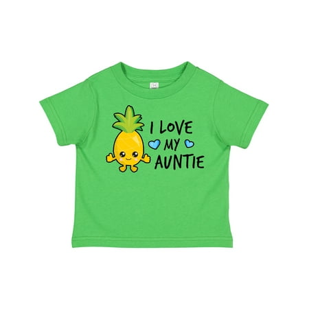 

Inktastic I Love My Auntie with Pineapple Gift Toddler Boy Girl T-Shirt
