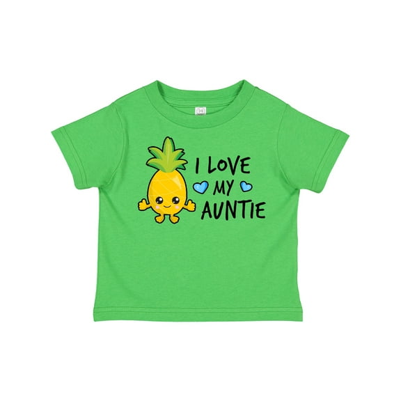 Inktastic I Love My Auntie with Pineapple Boys Toddler T-Shirt
