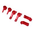 thumbnail image 1 of RC Car Front Steering Blocks Caster Blocks Rear Stub Axle Carriers Kit 2PCs Front Steering 2PCs Rear Stub Axle Aluminum Alloy Replacement for Slash 2WD, 1 of 7