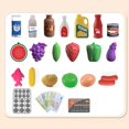 thumbnail image 3 of Ensemble de Jeu de Caisse pour Enfants Supermarché Simulation Bleu, 3 of 8