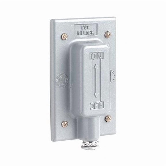 Hubbell Killark Weatherproof Cover,1.40"D x 4.62"H,Gray FST