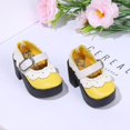 thumbnail image 4 of Mini zapatos de muñeca de 6,3x2,5 cm, botas de muñeca de cuero Pu, zapatos con decoración de mariposas, 4 of 4