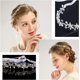 thumbnail image 2 of Tocados para Novia Diadema de Cristal para Boda Diadema de Boda de Cristal Plata para Novia Tocado de Flores con Diamantes de Imitación Banda de Joyería para Novias Damas, 2 of 4