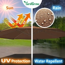 SOLAXO Replacement Umbrella Canopy for 10ft 8 ribs Cantilever Hanging Umbrella (Canopy Only)