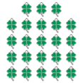 thumbnail image 2 of 25pcs Charms Pendants Jewelries Chic DIY Four Leaf Clover Pendants, 2 of 2