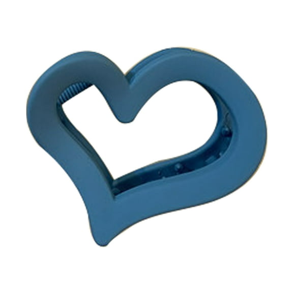 Hair Clips for Thin Hair Love Heart Cute Matte Claw Clips for Thin Hair