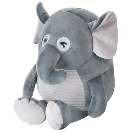 Holiday Time Round Flip Eye Plush, Elephant