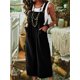 thumbnail image 5 of Txlixc Babero de ocio femenino, pantalones de verano sin mangas de piernas anchas de color sólido, con bolsillos Txlixc moda, 5 of 9