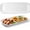 White, variant on Rectangle White Serving Tray (2-Pack) - 17.5" Disposable Serving Platter for Appetizer, Fruits & Serving Dishes | Perfect Plastic Tray for Party Serveware