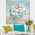 thumbnail image 2 of Designart 'Butterflies Dancing I' Wildlife Canvas Artwork, 2 of 3