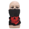 thumbnail image 3 of mascarilla cálida facial 2PCS Skull Face Mask Multifunción Rojo Negro Cálido Ciclismo Headwear Equipo de deportes al aire libre,Mascarilla de calavera Pauelo para correr Bufanda para la cabeza Bufanda, 3 of 8