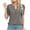Gray, variant on Women Tops Savings Sawvnm Summer Tops Shirt for Women Women's Short Sleeved Solid Color Round Neck T-shirt Top Ladies Tops and Blouses