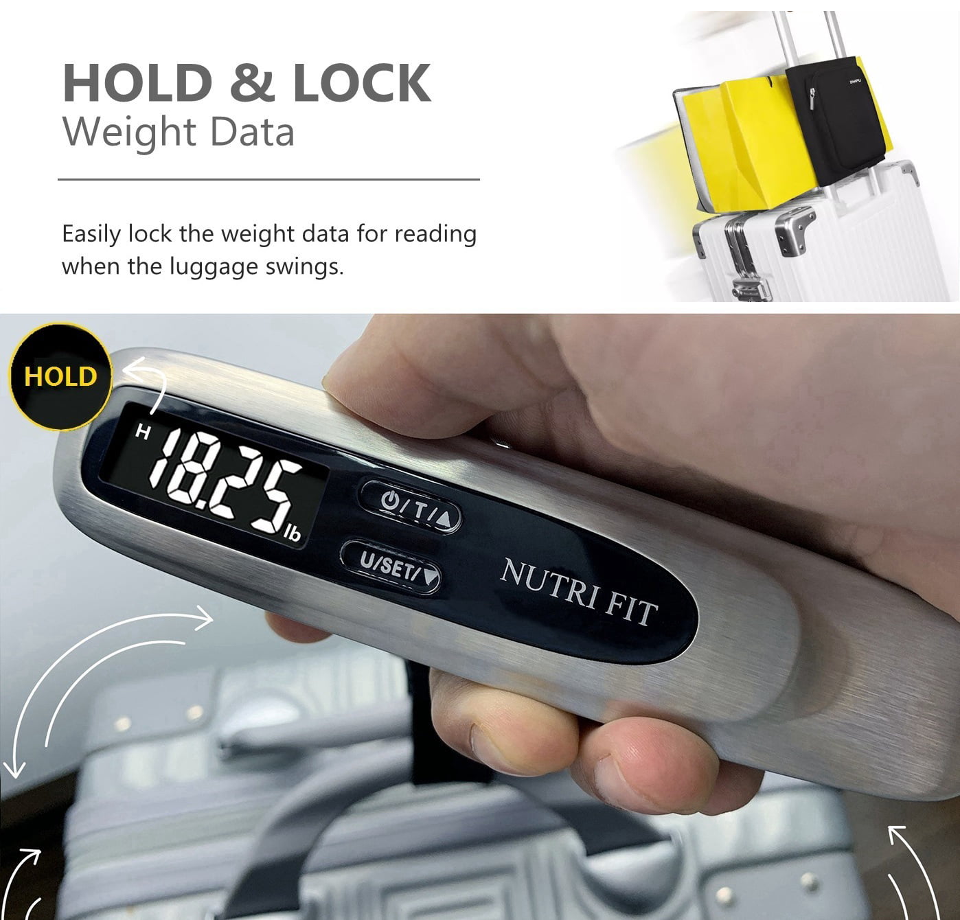Link Digital Luggage Scale Must Havetravel Accessory Upto 110lbs : Target