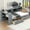 Gray, variant on Mirightone Wood Twin Daybed with Desk and Storage Drawers, Twin Size Platform Bed with Charging and Upholstered Headboard for Teens Adults, Cream
