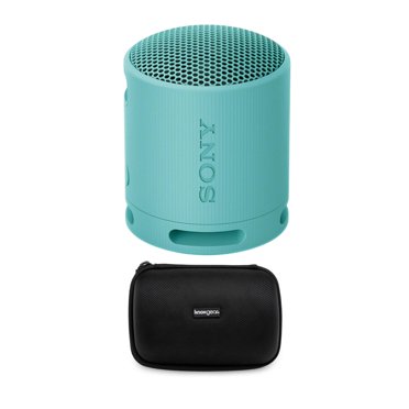Sony SRS-XB100 Wireless Bluetooth Portable Speaker (Blue) with Case Bundle