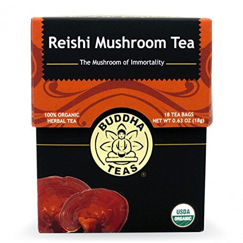 Buddha Teas Reishi Mushroom Tea, 18 Ct