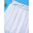 thumbnail image 7 of iEFiEL Big Girls Kids 2-Piece Lace Floral Active Top&Skirts Outfits for Lyrical Dancing or Gymnastics Sports, 7 of 7