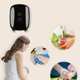 thumbnail image 5 of Fichiouy 3KW Mini Electric Tankless Instant Hot Water Heater with LCD Display for Kitchen Bathroom Black, 5 of 8
