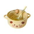 thumbnail image 4 of GROWTH TANK Ramen Bowl with Handle and Lid Multifunctional Cartoon for Rice Cereal Fruit Dog, 4 of 9