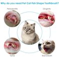 thumbnail image 3 of Cats Toothbrush, Cat Fish Shape Toothbrush, Toothbrush for Cats, Chewing Tooth Cleaning Toy Eco-Friendly Silicone Molar Stick, Catnip Toy, 2 Pack, 3 of 7