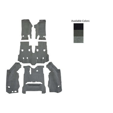 2007-2010 Jeep Wrangler 4DR Unlimited 9196 Opal Cutpile Carpet Kit