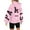 Pink, variant on jtjvou Women's Hoodies Pullover Paris Sweatshirts Long Sleeve Loose Letter Print Hooded Pullover Tops Fall Clothes Women,White,S