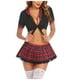 thumbnail image 2 of Europa y Estados Unidos Europa y Estados Unidos estudiantes sexys se visten ropa interior de juego de rol a cuadros sexy, 2 of 5