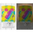 thumbnail image 2 of Multicolor Rainbow Heart Ceramic Night Light, 2 of 2