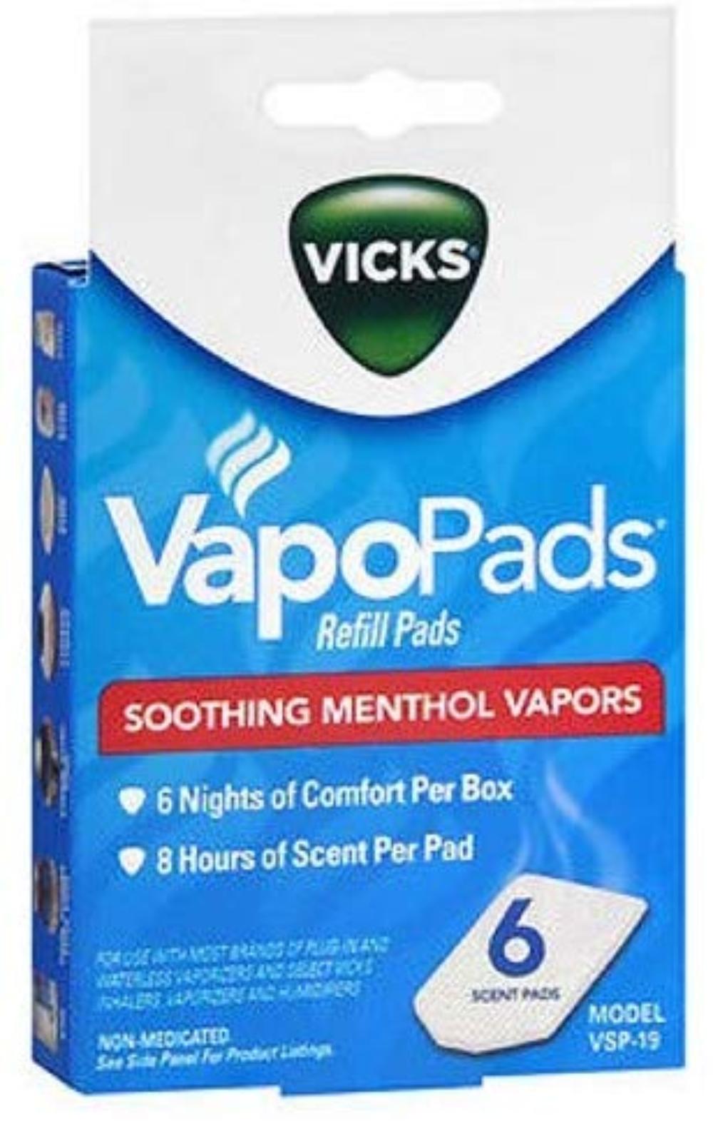Scent Pad Replacements(5 pack), Scent pads fit Vicks Waterless Vaporizer By Vicks