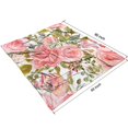 thumbnail image 4 of Charming Vintage Botanical Flower Blanket: Soft, Warm & Cozy Throw Blanket- Ultra Soft Flannel - Couch Blanket for Kids, Adults, Home, Chair, Sofa, Couch & Bed, 4 of 5