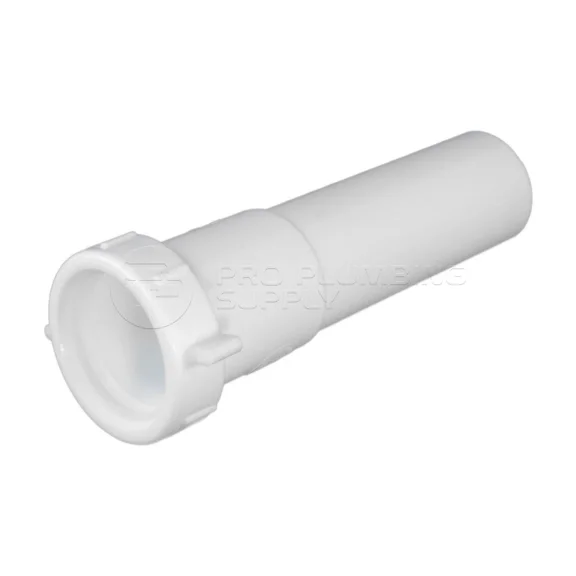 Flexcraft 1-1/2"In X 6"In Plastic Extension Tube For Tubular Drain Pipe Fitting