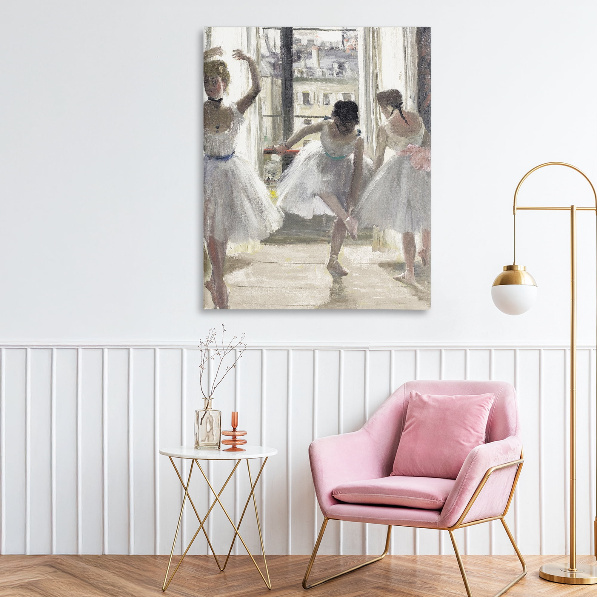 Stupell Industries Ballet Class In Practice Canvas Wall Art, design by Leah Straatsma