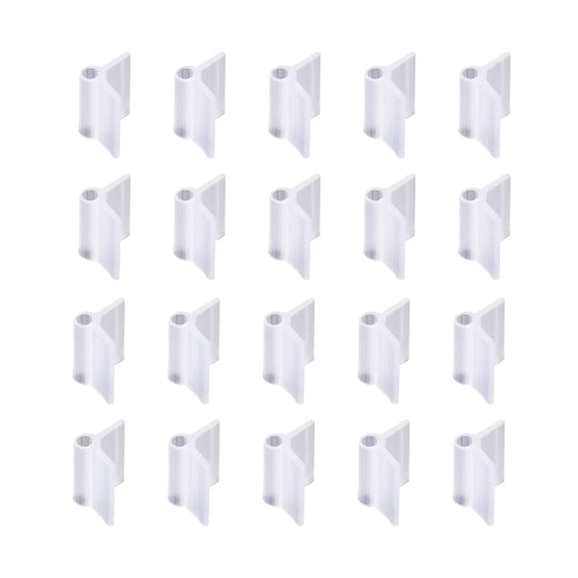 20 piezas de verduras blanca pinzas para flores de de , cerraduras para plantas para que las verduras de crezcan en posición vertical 3 mm CUTICAT Clip de injerto de agricultura