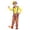 Yellow, variant on HXWCHs Circus Clown Outfit for Festival Performances and Events with Classic Suspenders Design One Size Yellow