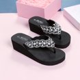 thumbnail image 3 of 1 par de zapatos de playa antideslizantes con suela antideslizante y chanclas con diamantes de imitación para mujer (negro, talla 40, 25 cm, 8 EE. UU., 5,5 Reino Unido, 39 UE, 9,825 pulgadas), 3 of 8