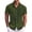 #01 Army Green 【Mix, Match & Rotate: Stock Up on Daily Colors】, variant on Men's Casual Solid Color Lapel Button Down Short Sleeve Shirt Polyester Fashion Tops Breathable Summer Travel Beach Vacation Daily Wear Essential Gift for Him | JASKFLY,Army Green L