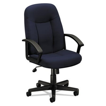 - Executive High Back Swivel & Tilt Chair, Navy Fabric & Black Frame