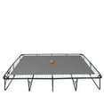 thumbnail image 6 of 10x17 Ft Rectangle Trampoline with Enclosure Net, Outdoor Rectangular Trampoline with Basketball Board, Hoop, Gymnastics Trampoline Superior Bounce with Ladder, 6 of 9
