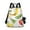 Apples Oranges Bananas, variant on Travel Backpack for Women Large Capacity College Bags Multi-pocket Casual Daypacks 15 Inch Dog and Holly Leaves