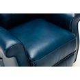 thumbnail image 4 of Home Square 2 Piece Traditional Faux Leather Accent Chair Set in Navy Blue, 4 of 18