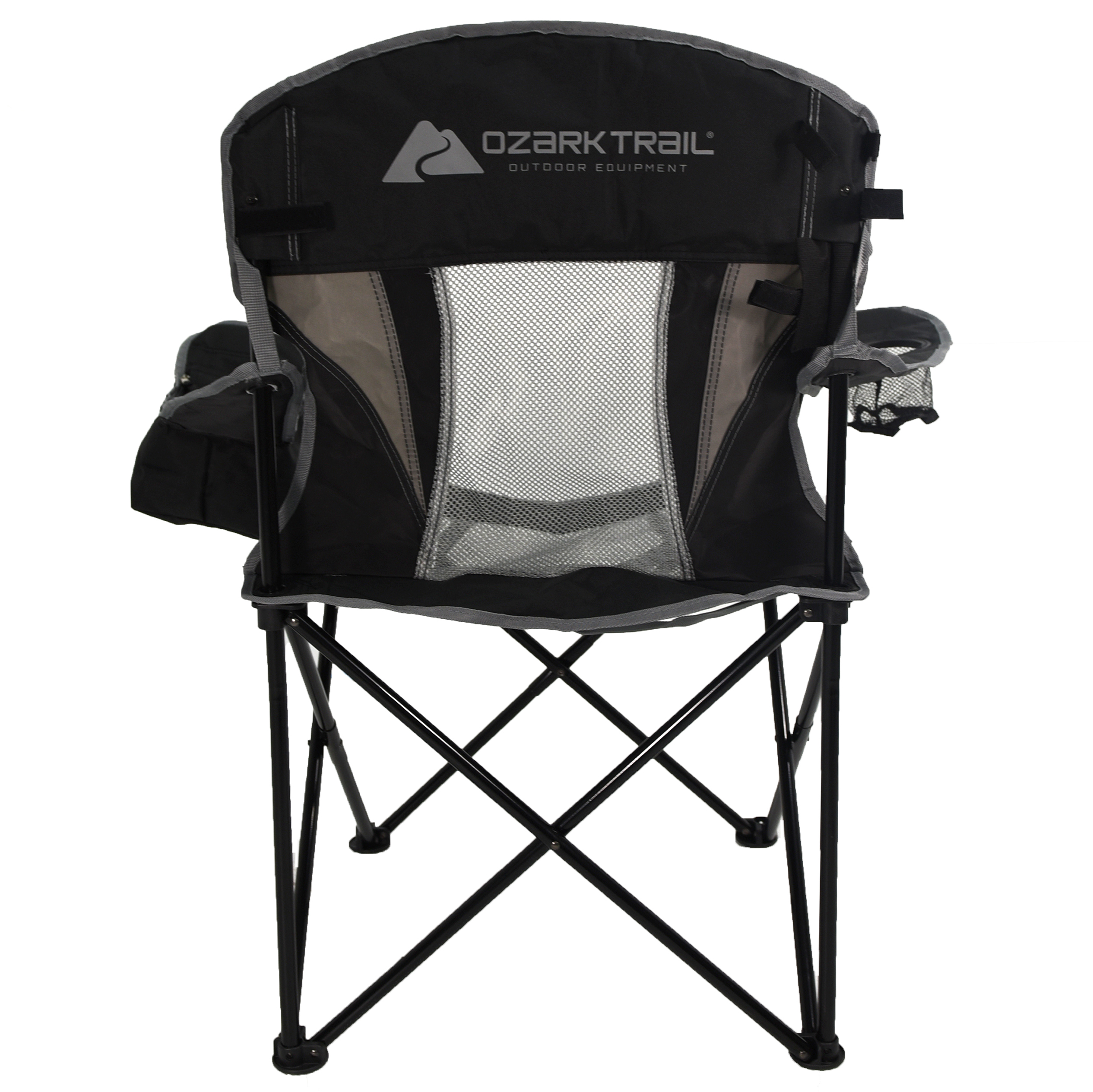 Ozark Trail Camping Chair, Black and Gray - image 3 of 9
