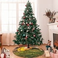 thumbnail image 5 of Lsque Pikmin Print Christmas Tree Skirt, Tree Skirt with Ties or Velcro, Perfect for Holiday Decorations, Halloween, and New Year-48", 5 of 7