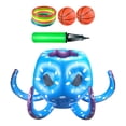 thumbnail image 2 of Juguetes inflables del pulpo de la piscina, juego de lanzamiento de anillos, aro de baloncesto de la piscina de los niños para el patio trasero del, 2 of 8
