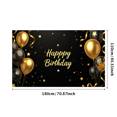 thumbnail image 6 of LUUFILx Sweet 16 Birthday Banner Decorative Backdrop for Photography Party Supplies Happy Celebration Decors Floral Theme Background Festivity Event, 6 of 7