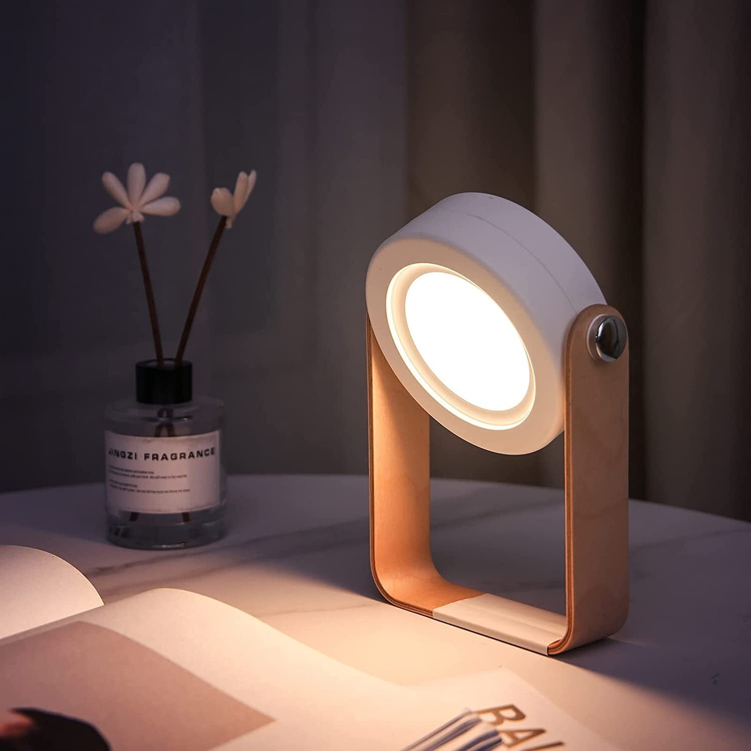 SZRSTH LED Cordless Table Lamp - 8000mAh Rechargeable Battery