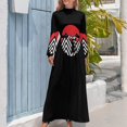 thumbnail image 4 of Vestido largo negro Vestido de noche Tendencia ropa mujer 2024, 4 of 5